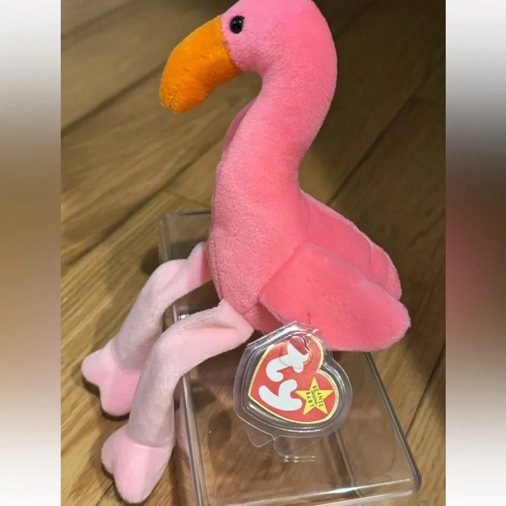 EXTREMELY RARE retired Pinky Beanie Baby 1995